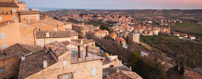 Fermo, panorama dalla città